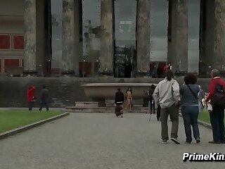 Tina Martinez Gets Public Fuck As Bound Naked Slave For Zenza Raggi