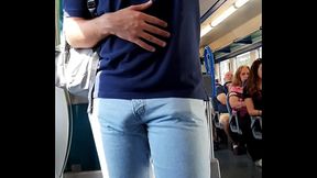 Mala grande no trem big bulge