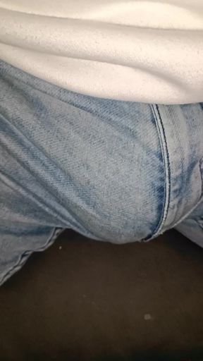 Daddy's bump in slow motion - deep moaning