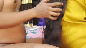 pedicure by naked sissy slave