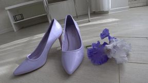 I stomp and crush the iris a