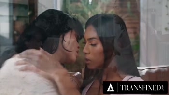 TRANSFIXED - Pregnant Yhivi Gets Secret Creampie From Trans Doula Behind Husband's Back