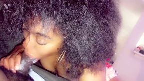 I Mean I Can't Even Pass on Her She the Throat Goat Watch Her Suck My BBC Ebony Petite Dol