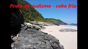 EU NA PRAIA DE NUDISMO EM CABO FRIO