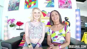 2 Lillies On 1 Willy - Booty To Mouth With Lilly Hall, Mike Adriano And Lily Rader