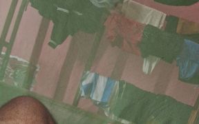 College Boy Masturbating at Night, Spilled a Lot of Semen on His Stomach.