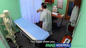 Naughty Nurse Anna Rose gets a thorough rubdown from the Doctor George Uhl