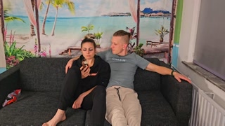 Crazy ideas can come from smoking Mary Jane, horny chocolate cum eating fuck POV