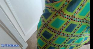 Fucking Random Guy I Met in the Store in Green Saree Costume! Hindi Dirty Audio