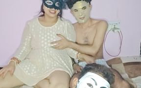 Ex-boyfriend and Boyfriend Had Threesome Sex at Home