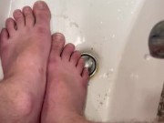 Washing these Dirty Feet