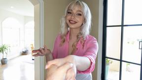 ”Jessica seduces Chuck with her big breasted charms, sealing the deal”