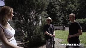 hot trio with vanessa vaughn & belle claire