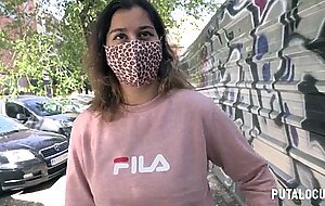 Putalocura - la tetona espanola ana milka es pillada en la calle y termina en polvazo con torbe