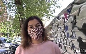 Putalocura - la tetona espanola ana milka es pillada en la calle y termina en polvazo con torbe