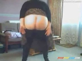 Dancing BBW on Webcam