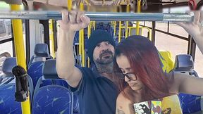 Bus Ride Thrills: Latina Student's Public Encounter