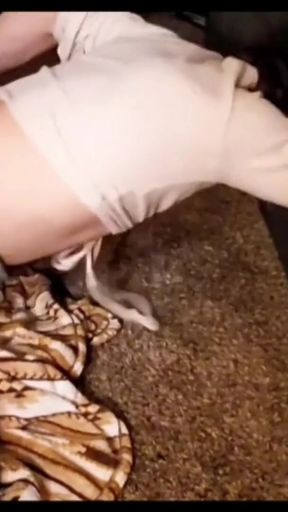 Memorable moment from "Daddy plays with CD femboy twink ass and fucks anal hard"