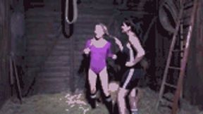 trashy bitches in the barn - mp4 720p