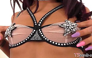 Sexy tanned ts khloe kay drilled by massive dong