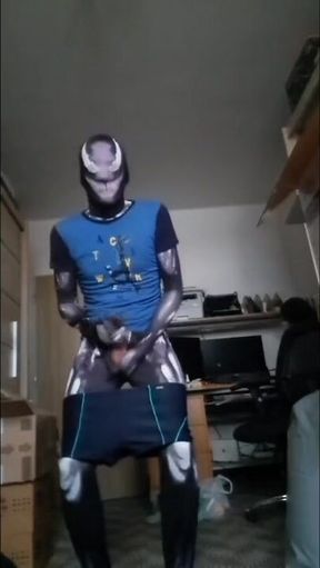 Venom surprises you with his HUGE cumshot in suit cosplay