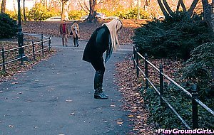 Aubrey Kate got four hard cocks inside her mouth