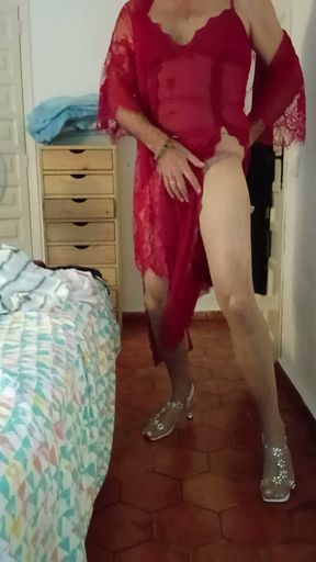 Crossdressing at home - Monday 19:42