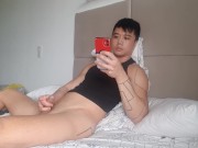 Morning jerk off watching porn from the phone Part 1