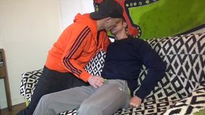 Luca fucked by straight boy curious from paris