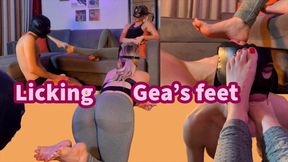 LICKING GEA'S FEET