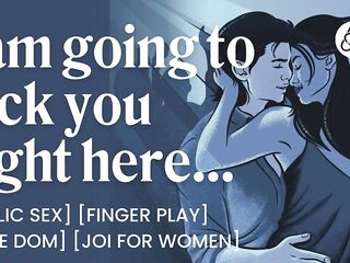 Baths JOI in Public with Master Boyfriend – Dad Taskmaster Teasing & Fingering - Porn Erotic Audio Story for Honeys