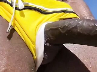 Buttplugged Black Banged Underwater by BBC In advance of Swallowing Cum