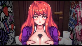 [gallery hentai pornplay] best hentai pixel sex scene with a red head girl wearing glasses