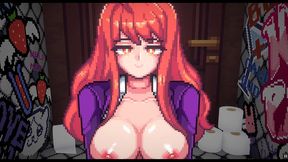 [gallery hentai pornplay] best hentai pixel sex scene with a red head girl wearing glasses