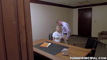 Principal tells Spencer Scott to suck his cock