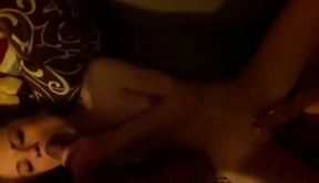 Submissive Slutgirl in FFM Threesome with Toys