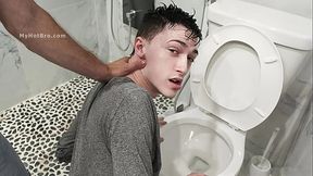 Immature Stepbrother Getting Ponded by Big Stepbro - Myhotbro