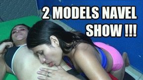 2 MODELS BELLY BUTTON FETISH 240421KISAB8 CANDY + VIOLET NAVEL FINGERING AND LICKING + FREE SURPRISE SHOW (LOWDEF SD MP4 VERSION)