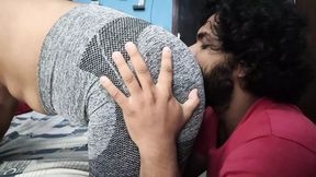 Hot boobs suck and ass kiss romance of indian couples