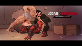 Wolverine macetando o Deadpool (Boobocomis &ndash_ Logan X Deadpool)