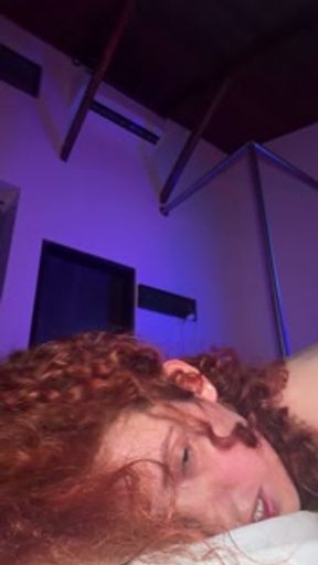 The Russian Sister with Big Natural Tits Received a Creampie for the First Time Doggystyle