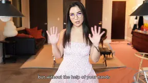 Petite tattooed goddess Lili shows off her tight handheld jerks