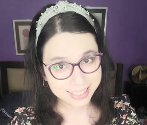 Pretty lil tranny DaniTheCutie holds a thick dildo in her tight ass this Christmas