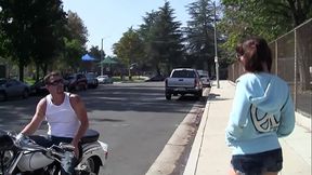 Going on a bike ride with Elizabeth