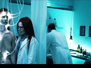 Crazy Scientist Drilled By Her Lesbo Frankenstein Monster In Parasited Cunt Eating Possession