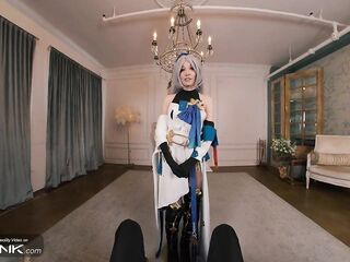 VR Conk: Teen Bronya Gives Unfathomable Oral-sex And Bangs In Cosplay Porn Parody
