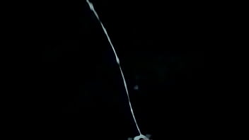 Jerking off until a MASSIVE cumshot!! SLOMO! 7 bursts!