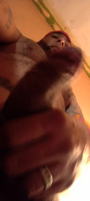 Pulling on my cock thinking bout her fat ass