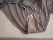 laundry raid cum in 3 dirty panties