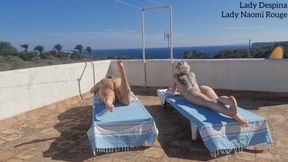 Ignore nude sunbathing